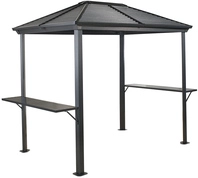 Sojag - Aluminium Grill Pavillon Ventura 58 Basaltgrau 293x179x245 Cm