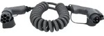 Ks-tools 117.7330 Efuturo Spiralladekabel Typ 2 Au F Typ 1 Stecker, 1 Phase,...