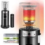 Outdoor Heizstrahler Cuna Mit 11 Kw Gas-brenner - Heizpilz Terrassenheizer Mit Gas