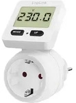 Logilink - Energiekosten-messger&auml;t Em0004, Display 180&deg; Drehbar, Wei&szlig;