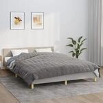 Gewichtsdecke Grau 220x230 Cm 15 Kg Stoff - Vidaxl