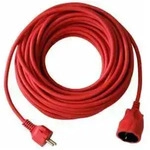 Kunststoff-verl&auml;ngerung Rot 20m H05vv-f 3g1,5