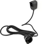 Rev - 0016130514 Strom Verl&auml;ngerungskabel Schwarz 3.00 M H05vv-f 3g 1,5 Mm2