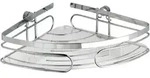 Wenko Eckablage Premium Edelstahl, Rostfrei, Silber Gl&auml;nzend, Edelstahl Rostfrei