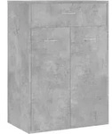 Schuhschrank Betongrau 60x35x84 Cm Holzwerkstoff - Vidaxl