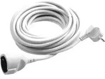 Meister - Schutzkontakt-verl&auml;ngerung - 5 M Kabel - Wei&szlig; - Kunststoffleitung - Ip20
