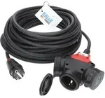 Kalle Das Kabel - Kalle Verl&auml;ngerungskabel Schuko 2,5mm2 3-fach Kupplung Ip44 25