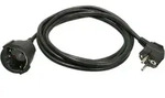 As-schwabe - Verl&auml;ngerungskabel 25 M Schwarz Ip20 Stromkabel H05vv-f 3g1,5
