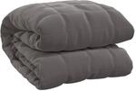 Gewichtsdecke Grau 122x183 Cm 5 Kg Stoff Vidaxl