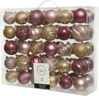 Kaemingk Weihnachtskugel Aus Kunststoff - 60 St&uuml;ck Weihnachtskugel