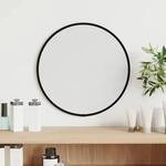 Vidaxl Wandspiegel Schwarz &Oslash; 30 Cm Rund