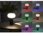 Led Akku Outdoor Tischleuchte Antibes Mit Rgb Farbwechsel, Schwarz H&ouml;he 19cm