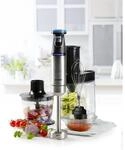 Domo - Stabmixer-set My Vegetable: Schneebesen, Hackmesser & Spiralschneider