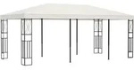 Pavillon 3&times;6 M Creme Stoff Vidaxl