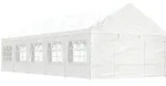 Pavillon Mit Dach Wei&szlig; 11,15x4,08x3,22 M Polyethylen - Vidaxl