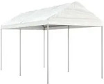 Pavillon Mit Dach Wei&szlig; 4,46x2,28x2,69 M Polyethylen - Vidaxl