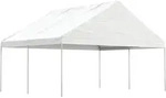 Pavillon Mit Dach Wei&szlig; 4,46x5,88x3,75 M Polyethylen - Vidaxl
