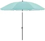 Doppler Sonnenschirm / Gartenschirm Como 160, 160 X 203 Cm, Hellblau, Bezug Aus 100 %