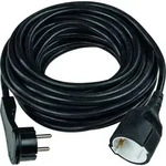 As-schwabe - Verl&auml;ngerungskabel Flachstecker 10 M Schwarz Ip20 H05vv-f 3g1,5