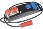 S4 Vollgummi-steckdosenleiste 400v/16a/max. 11kw Ip44