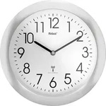 Mebus 52451 Funk Wanduhr 25 Cm X 4 Cm Silber