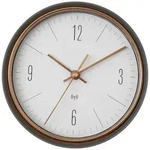 Tfa Dostmann 60.3547.10 Funk Wanduhr 22.3 Cm X 70 Mm Grau, Kupfer