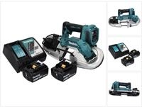 Makita - Dpb 183 Rt Akku Bands&auml;ge 18 V 66 Mm Brushless + 2x Akku 5,0 Ah +...