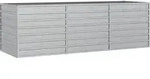 Garten-hochbeet 240x80x77 Cm Verzinkter Stahl Silbern - Vidaxl