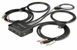 Startech St Sv211hdua4k - 2-port Kvm Switch, Hdmi, Usb, Audio