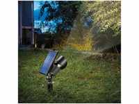 Solar Strahler Superspot aus Aluminium warm + kaltweiß Solarleuchte led Garten