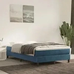 Bettgestell Ohne Matratze Dunkelblau 120x200 Cm Samt Vidaxl
