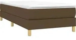Boxspringbettgestell Dunkelbraun 90x200 Cm Stoff Vidaxl