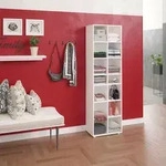 Bergstroem - Schuhschrank Paris, Wei&szlig;, 54.2 X 183.3 Cm 22 F&auml;cher, Vicco