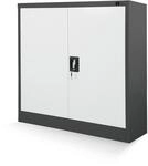 C001b Kleiner Aktenschrank Abschlie&szlig;bar B&uuml;roschrank Metallschrank Wertfachschrank