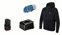 Bosch Beheizbare Sweatjacke / Heizjacke Ghh 12+18v Xa (full Version) Incl. Akku, Gr.