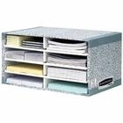 Liderpapel - Briefablage &reg; System Din A4 Karton 100 % Recycelt Farbe: Grau/wei&szlig;