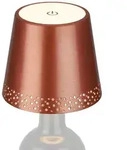 Led Akku-flaschenlicht,kupfer-matt, Led-modul/2,6w