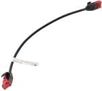 Cat 6 Slim-patchkabel, U/utp, Schwarz, Kupferleiter (cu). Kabell&auml;nge 0.5 M