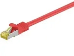 Goobay - Rj45 Patchkabel Cat 6a S/ftp (pimf), 500 Mhz Mit Cat 7 Rohkabel, Rot, .