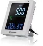 Luftqualit&auml;tsmonitor Bresser Smile Co2 Alarm Feuchtigkeit
