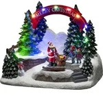 Konstsmide Led Szenerie Santa Und Kinder Mit Musik, 11 Bunte Dioden