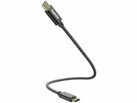 USB-Ladekabel usb 2.0 usb-c® Stecker, usb-c® Stecker 0.20 m Schwarz 00201604...