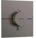 Showerselect Comfort - Unterputz-thermostatarmatur, Chrom Schwarz Geb&uuml;rstet 15574340