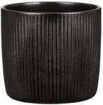 Scheurich - Solido Linea, Blumentopf Aus Keramik, Farbe: Ebano, 28 Cm Durchmesser,