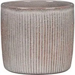Scheurich - Solido Linea, Blumentopf Aus Keramik, Farbe: Seashell, 21,2 Cm