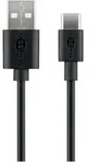 Goobay - Usb-kabel Usb 2.0 Usb-c&reg; Stecker, Usb-a Stecker 1.00 M Schwarz Animierter