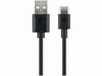 Usb-c™ charging and sync cable, 2 m, black - suitable for devices with a...