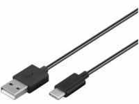 Goobay - usb-c™ charging and sync cable, 3 m, black - suitable for devices...