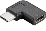 Goobay - Adapter Usb-cTM Auf Usb-cTM 90&deg;, Schwarz, Usb-cTM-buchse Usb-cTM-stecker.