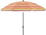 Doppler Sonnenschirm / Gartenschirm "como 160", 160 X 203 Cm, Bunt Gestreift,...